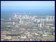 Mississauga from the plane 